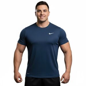Nike Dri-FIT Men’s Athletic Shirt • Navy • Size XXL Breathable Performance